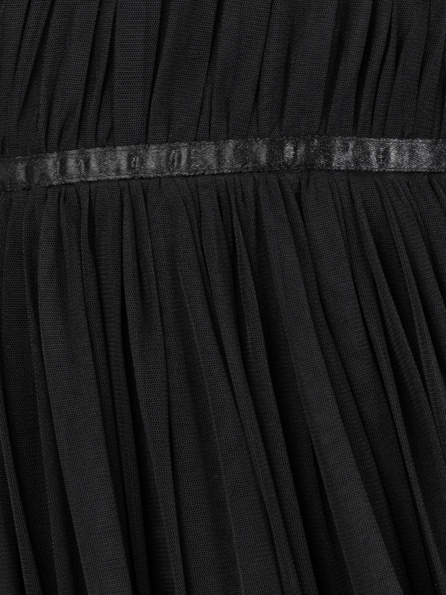Anaya With Love Recycled Black Ribbon Detail Midi Dress