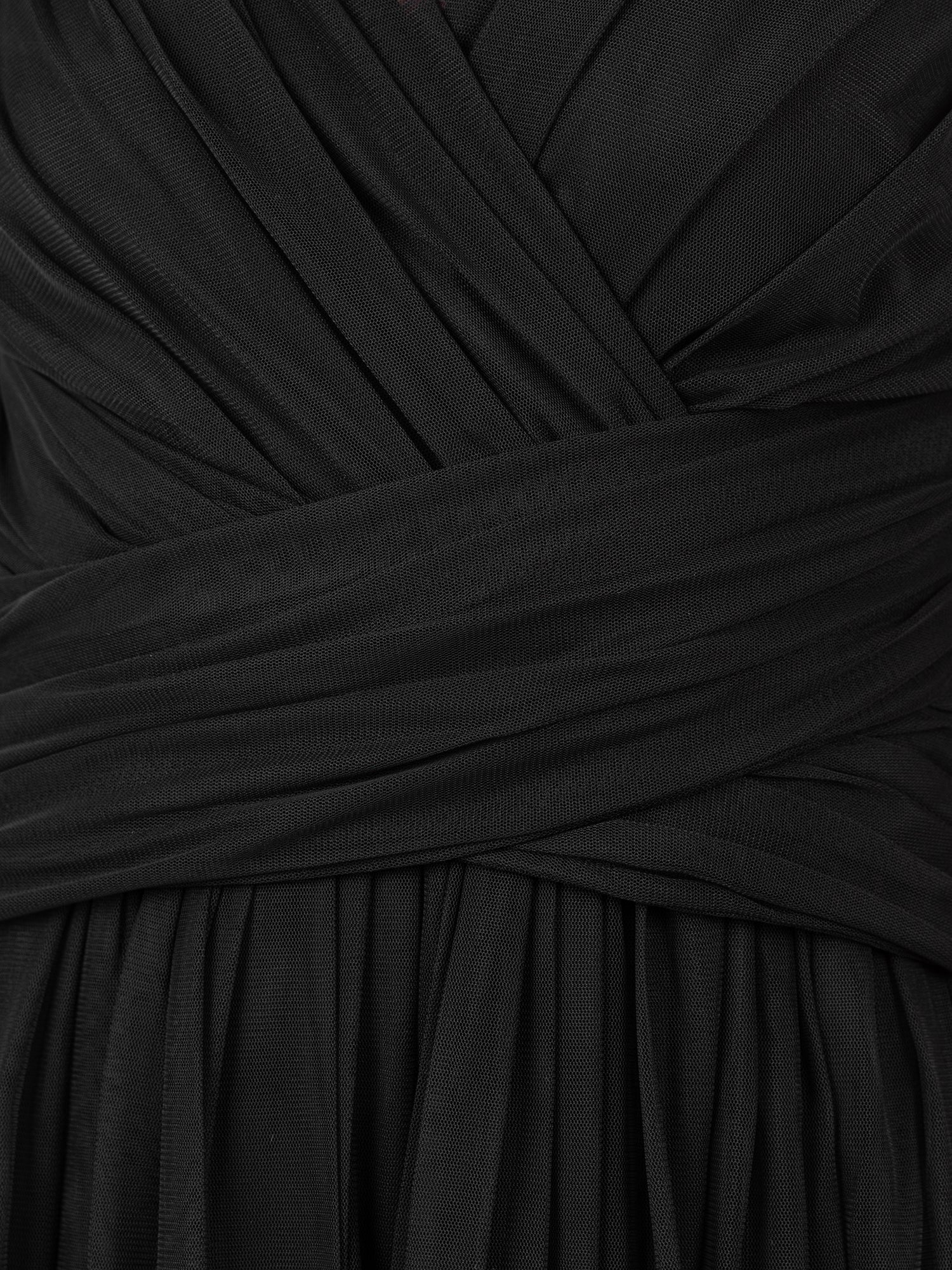 Anaya With Love Recycled Black Sleeveless V Neck Maxi Dress