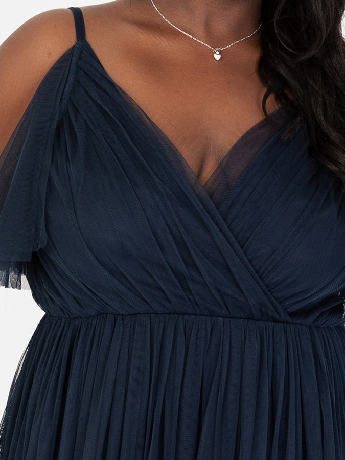 Anaya with Love Recycled Navy Cami Maxi Dress