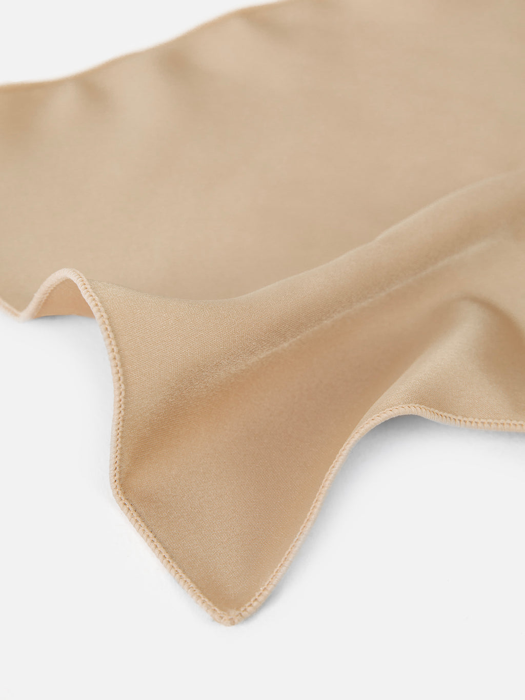 Champagne Satin Tie and Pocket Square Set