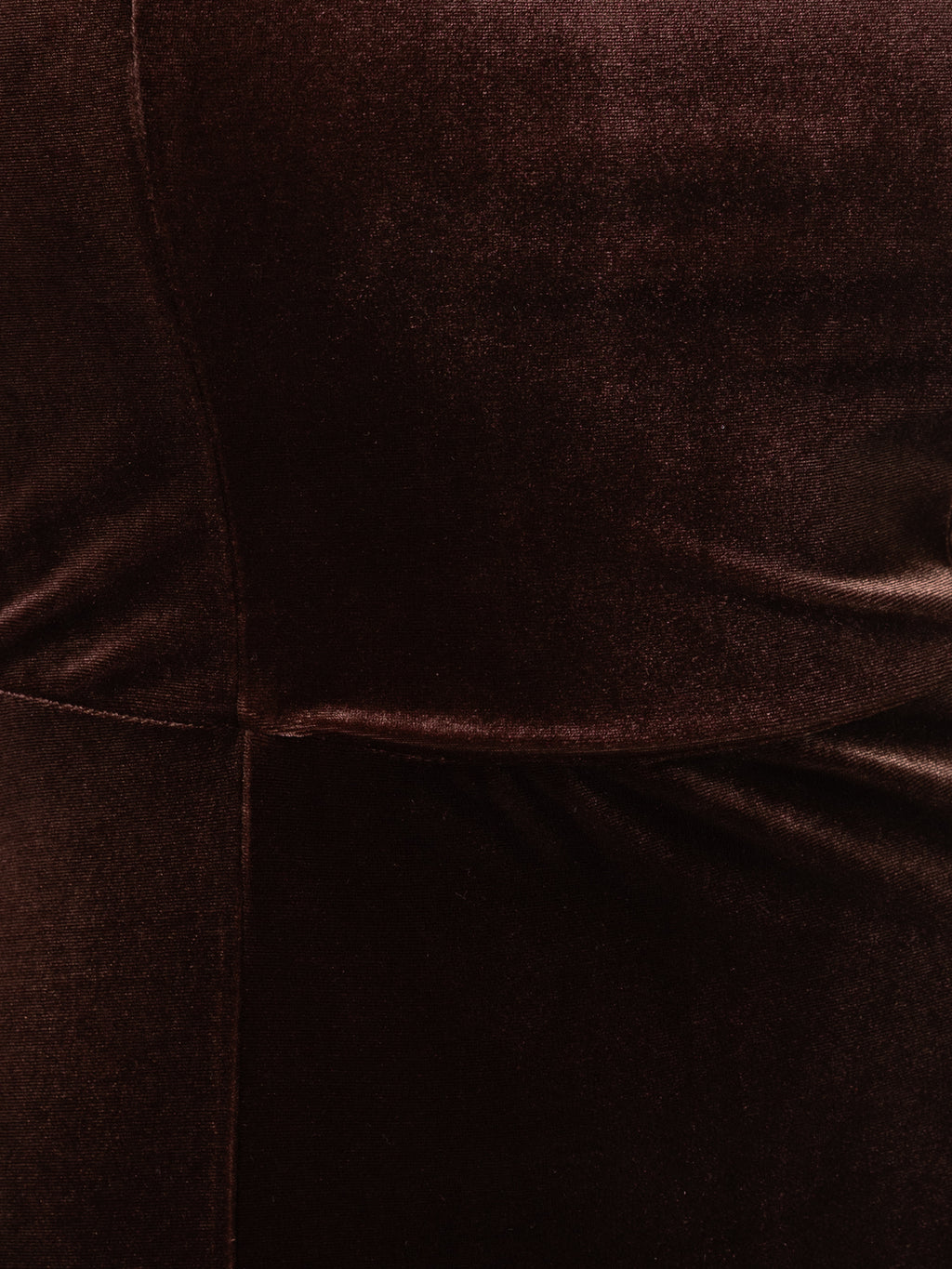 Maya Deluxe Chocolate Velvet Bardot Dress