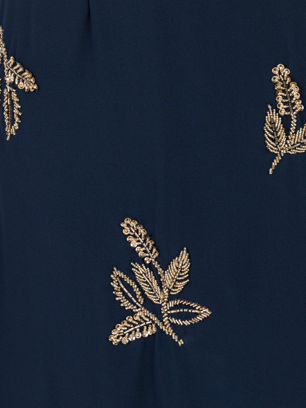 Maya Navy Embellished Short Sleeve Maxi Dress with Open Back