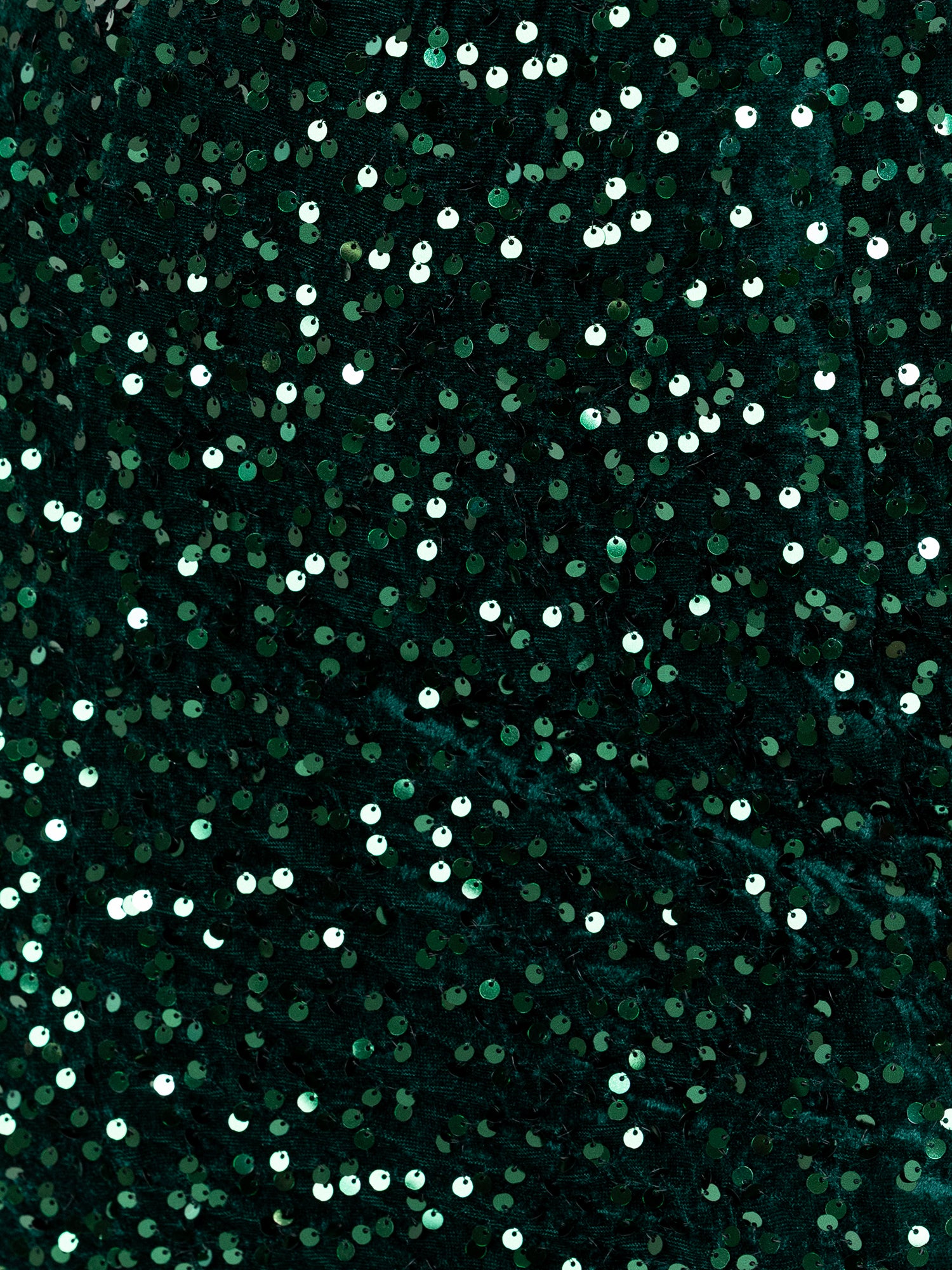 Maya Emerald Green Embellished Velvet Bandeau Maxi Dress