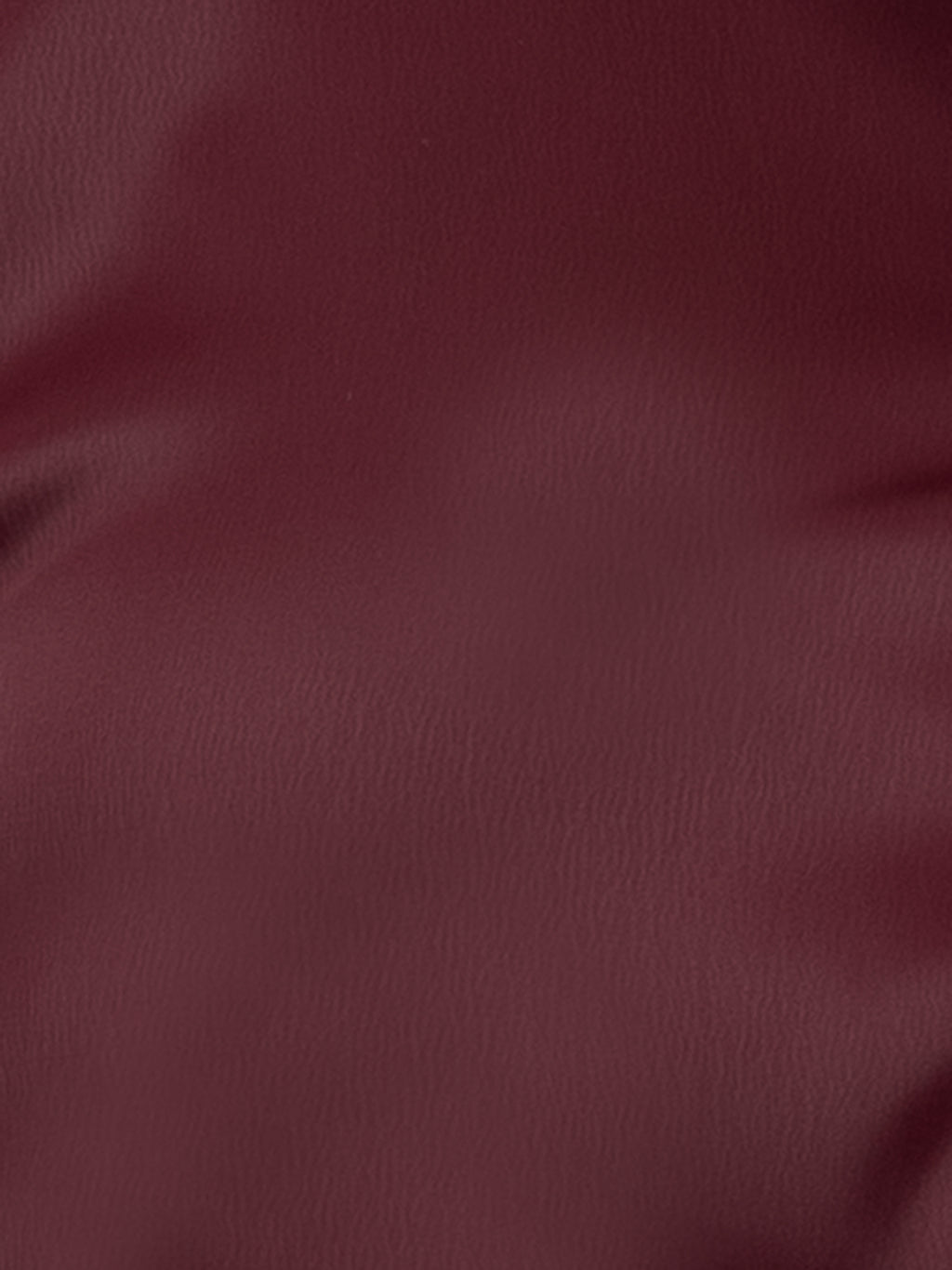 Lovedrobe Burgundy Satin Shirt with Feather Cuffs