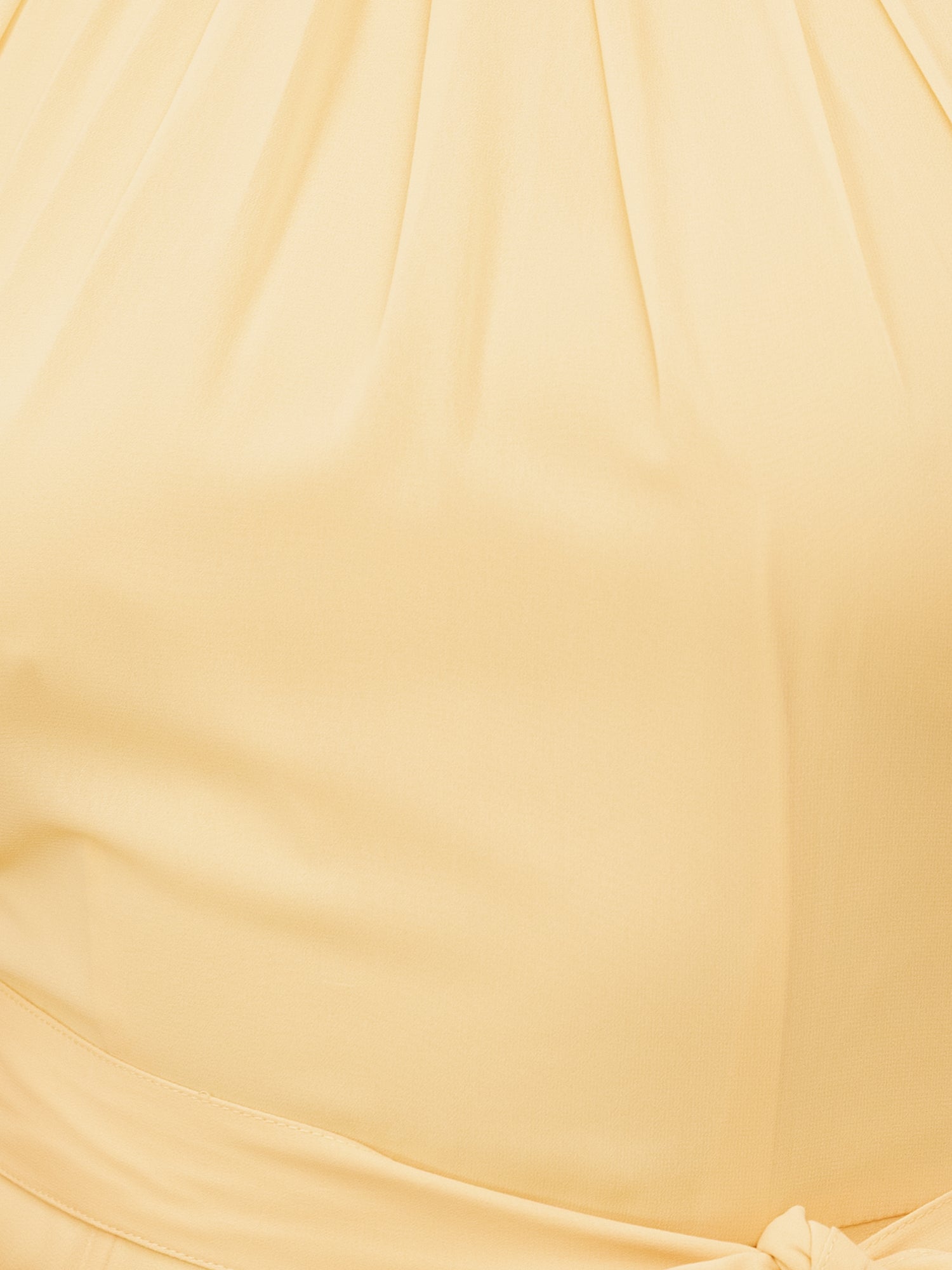 Anaya With Love Recycled Butter Yellow Self-Tie Halter Neck Maxi Dress