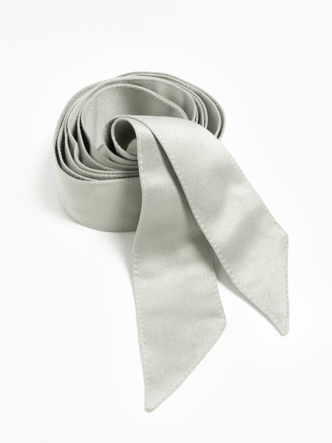 Maya Green Lily Satin Sash Belt