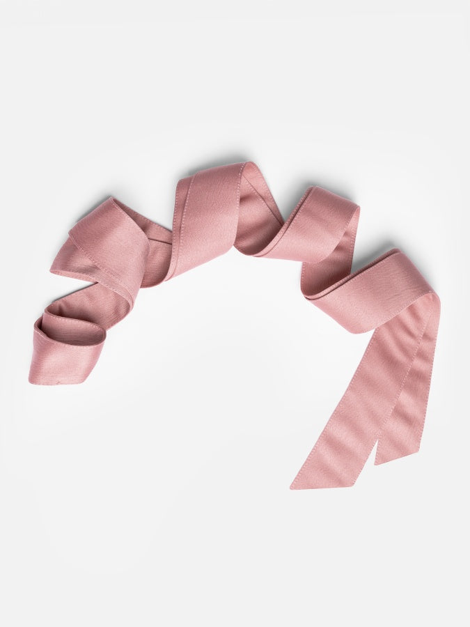 Maya Pink Satin Sash Belt