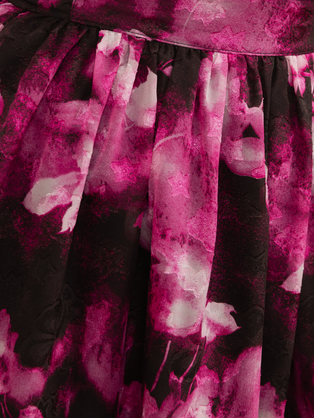 Lovedrobe Black & Pink Maxi Sleeve Faux Wrap Mini Dress