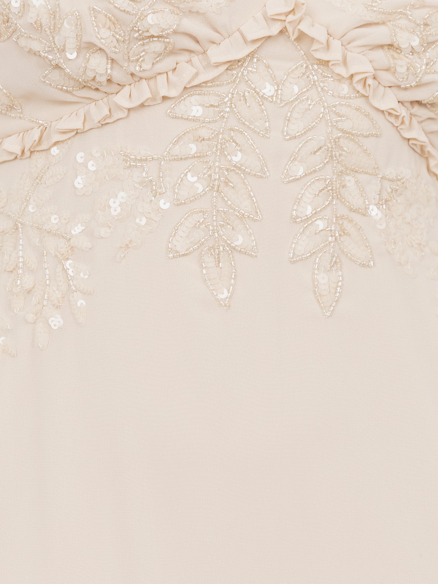 Maya Vanilla Embellished Cami Maxi Dress