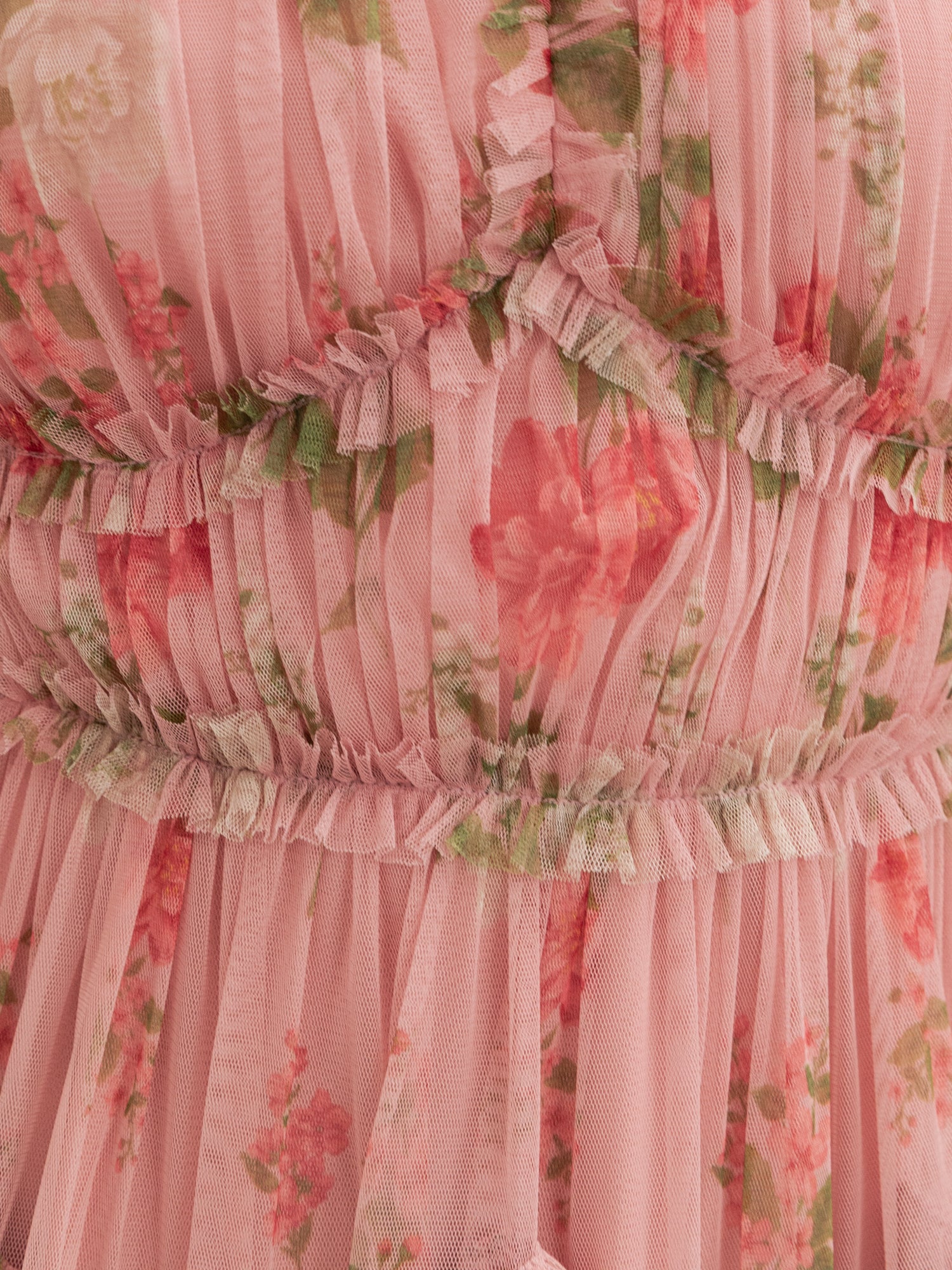 Anaya With Love Recycled Pink Floral Print Short Sleeve Ruffled Mini Dress