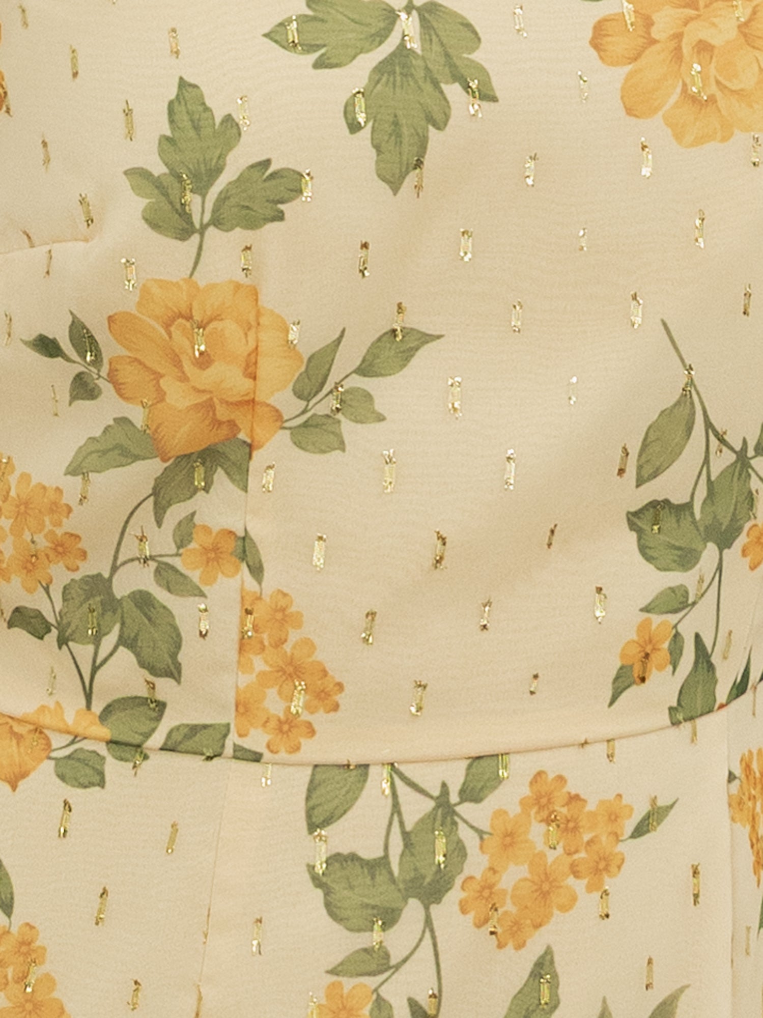 Anaya With Love Recycled Yellow Floral Print One Shoulder Maxi Dress