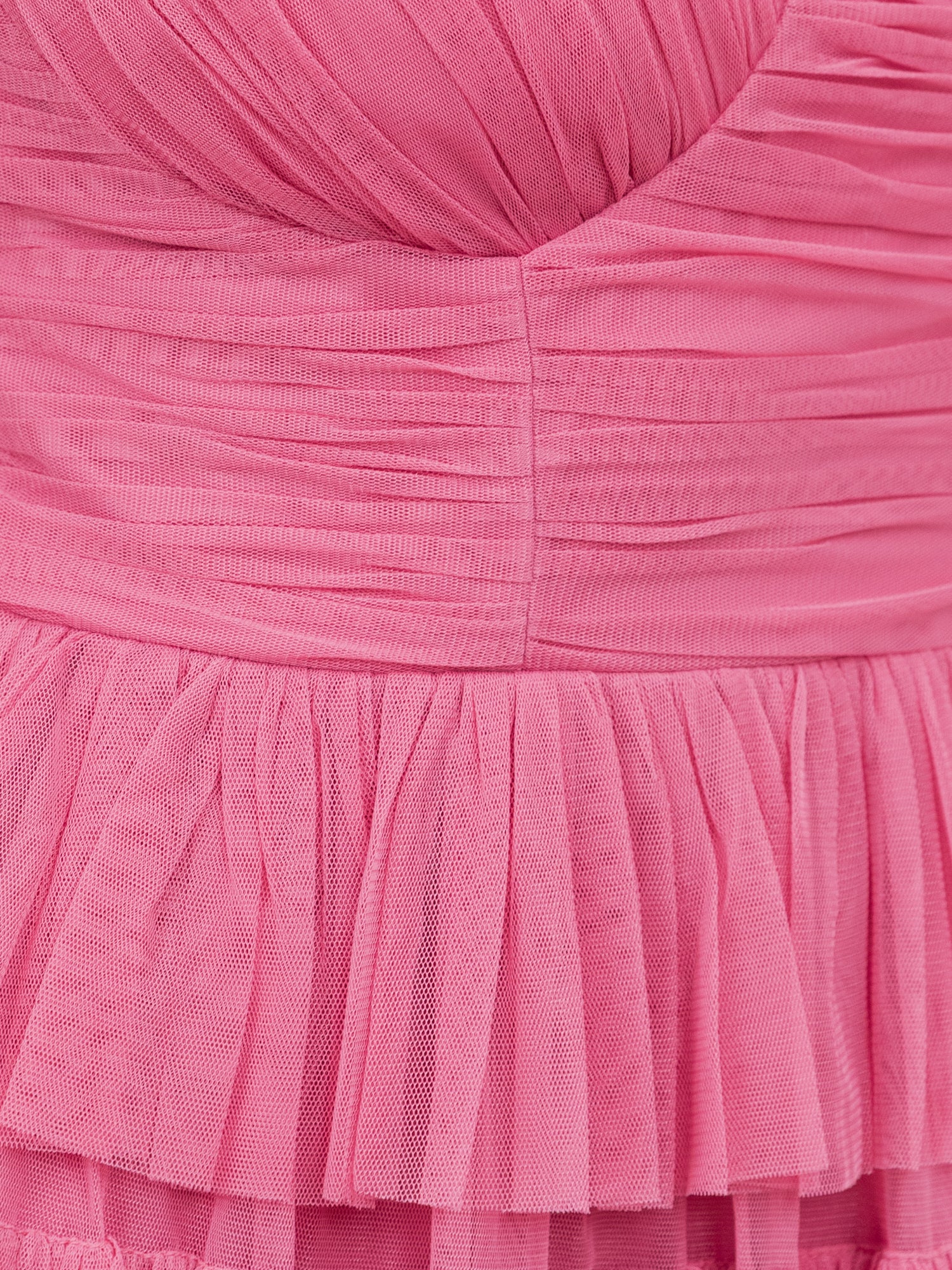 Anaya With Love Recycled Pink Sleeveless Tiered Maxi Dress