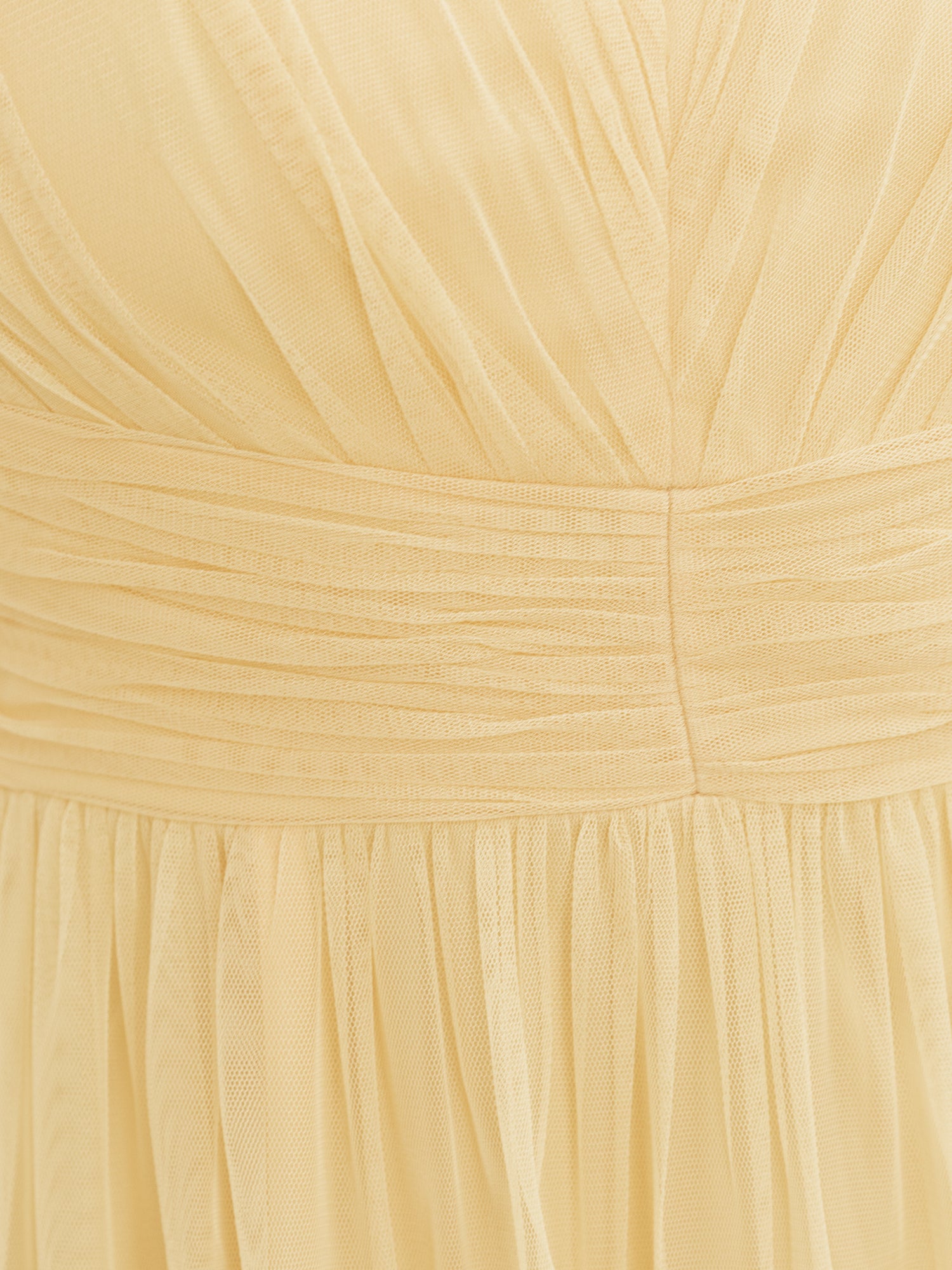 Anaya With Love Recycled Butter Yellow Flutter Sleeve Ruffle Maxi Dress