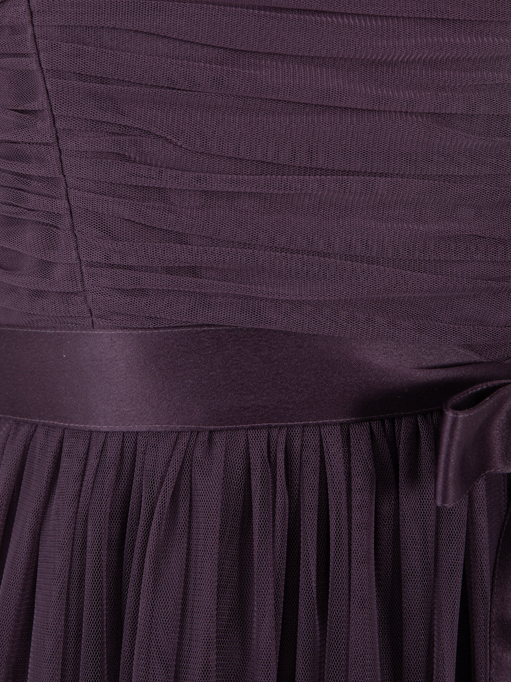 Anaya With Love Recycled Fig Strappy Ruffle Maxi Dress with Sash Belt