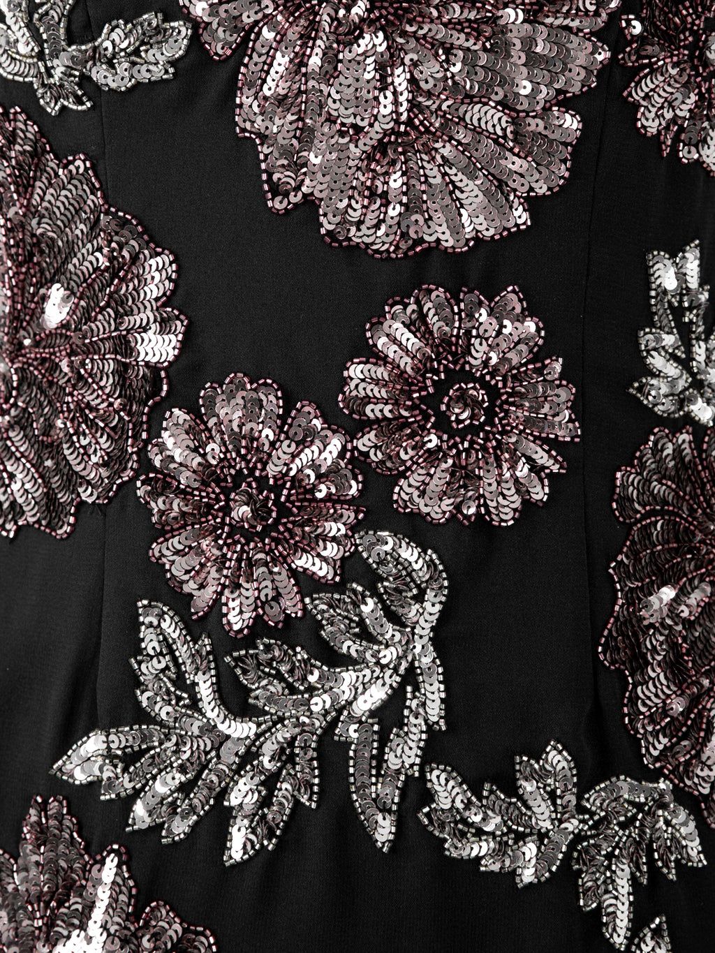 Maya Black Embellished Waterfall Ruffle Sleeveless Maxi Dress