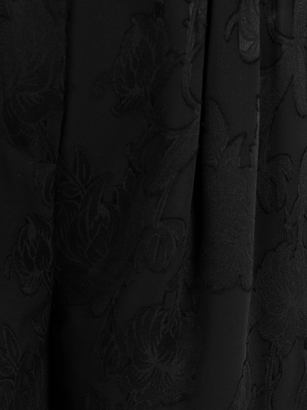 Anaya With Love Recycled Black Floral Burnout High Waist Wide Leg Trousers