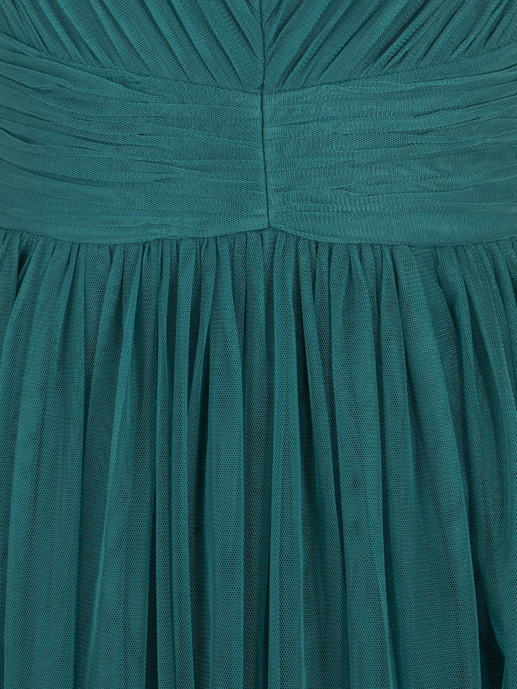 Anaya With Love Recycled Teal Flutter Sleeve Maxi Dress