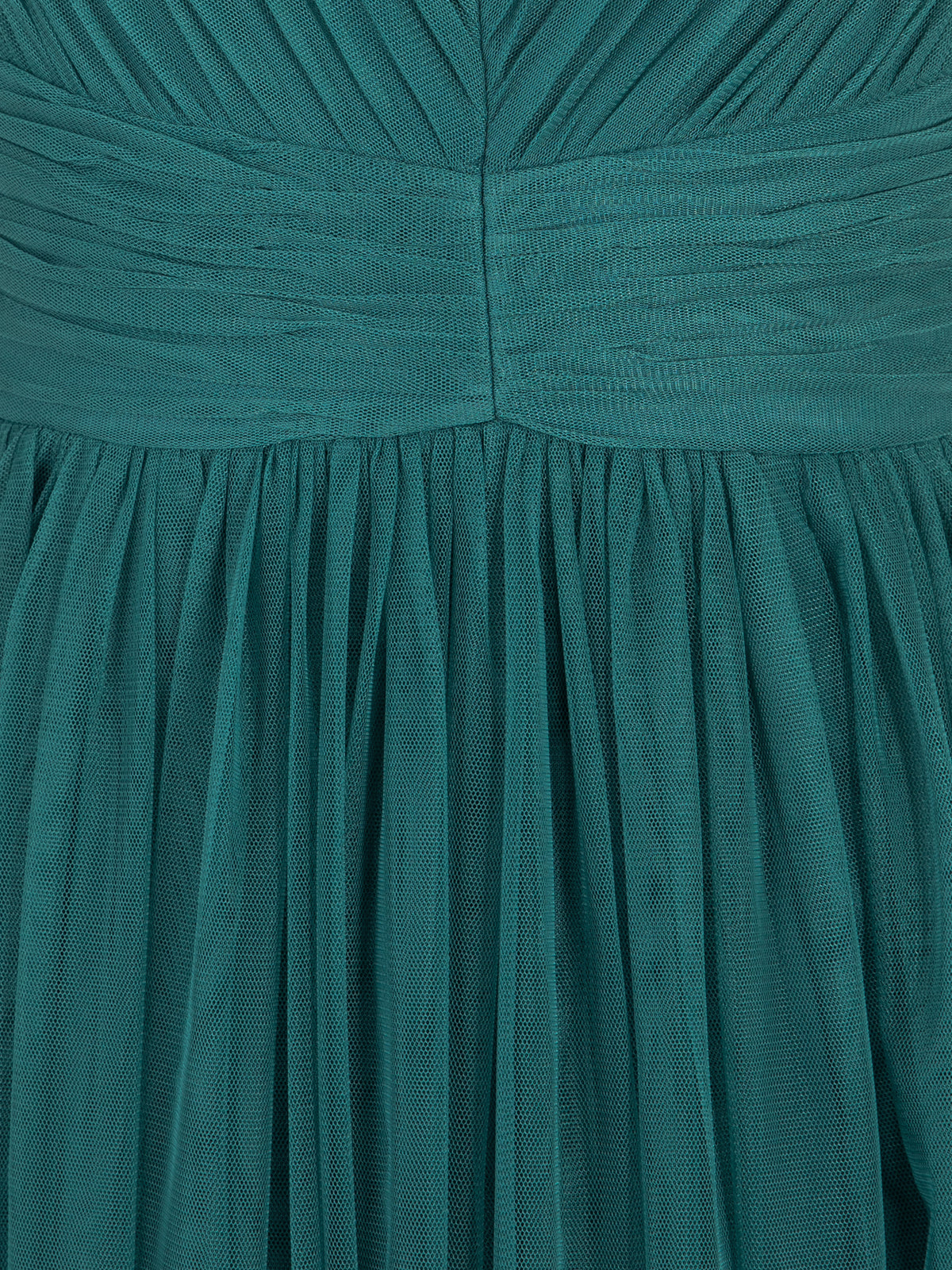 Anaya With Love Recycled Teal Flutter Sleeve Maxi Dress