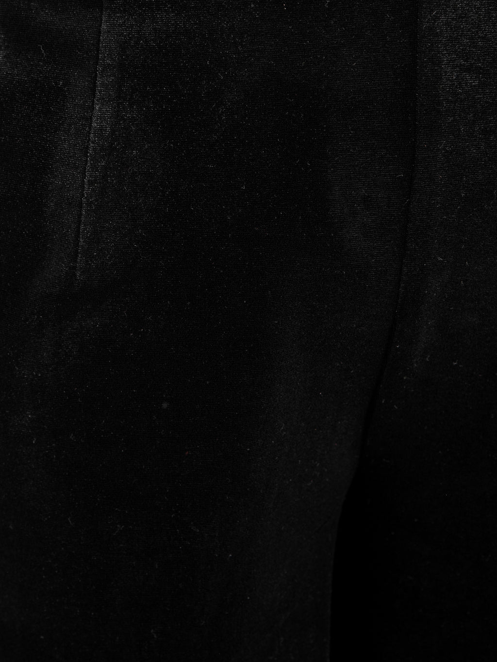 Lovedrobe Black High Waist Wide Leg Velvet Trousers With Pockets