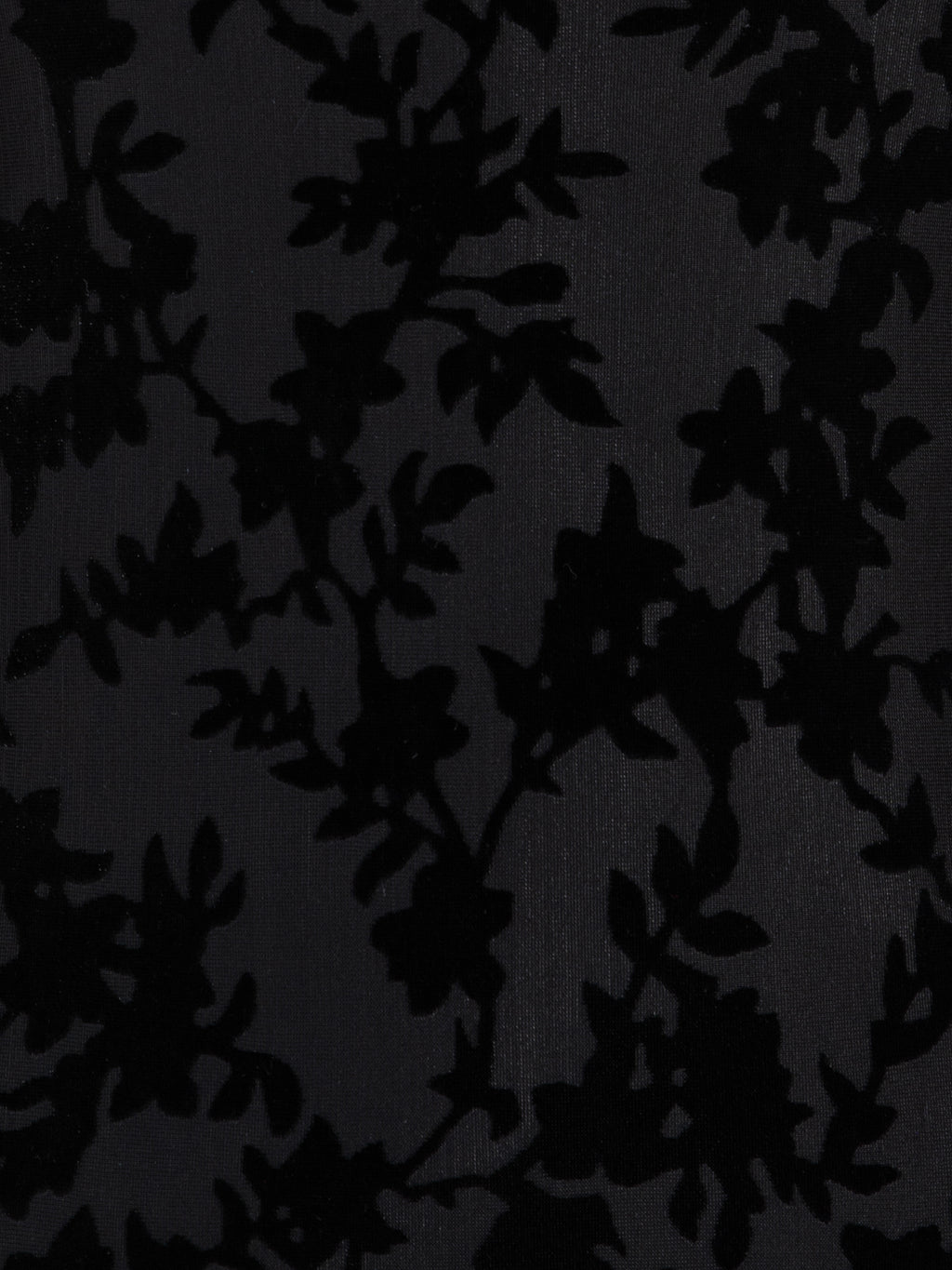 Maya Black Floral Velvet Burnout Bell Sleeve Maxi Dress