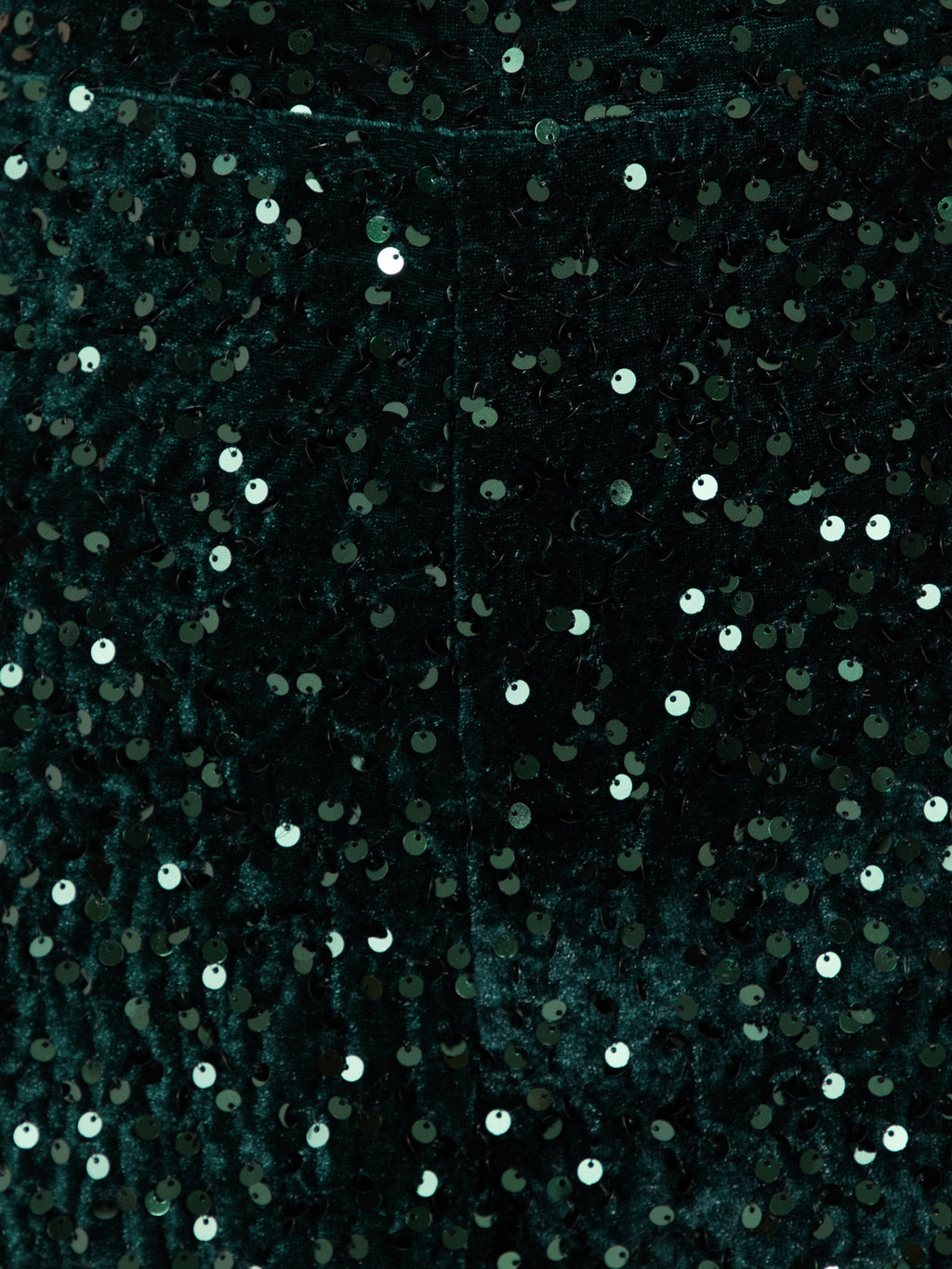 Lovedrobe Emerald Embellished Velvet Barrel Trousers