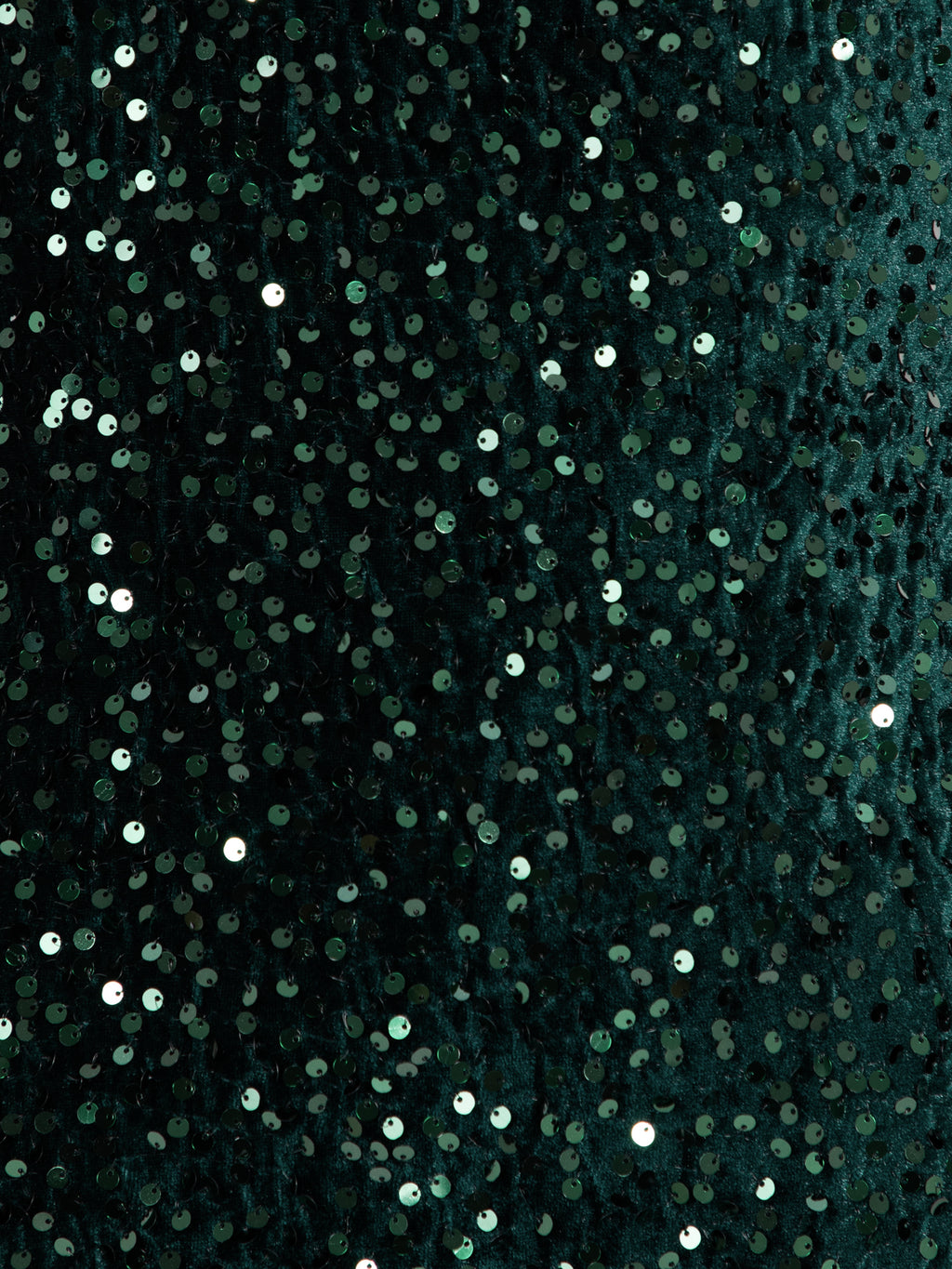 Lovedrobe Emerald Velvet Tie-Back Swing Mini Dress