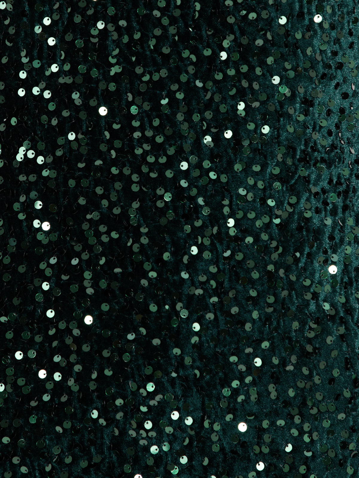 Lovedrobe Emerald Velvet Tie-Back Swing Mini Dress
