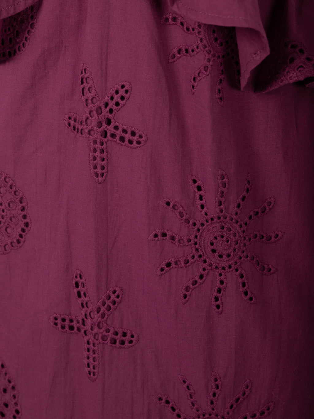 Maya Deep Pink Twist Front Broderie Midaxi Dress