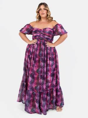 Anaya With Love Recycled Watercolour Maxi Dress - PLUS SIZE Wholesale Pack