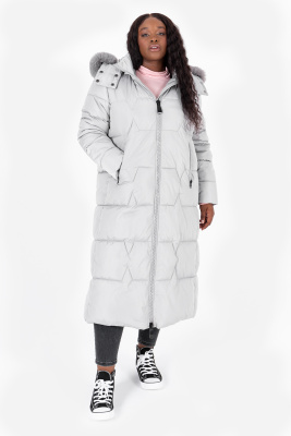 Lovedrobe Grey Coat with Removable Faux Fur Hood - Wholesale Pack