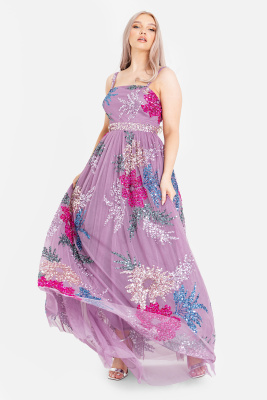 Maya Floral Embellishment Cami Maxi Dress - Wholesale Pack