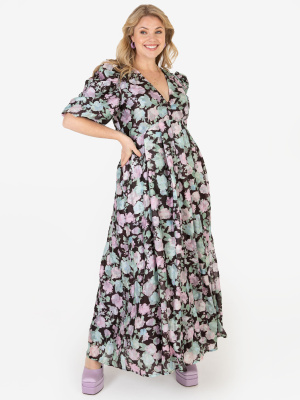 Lovedrobe Luxe Pleated Floral Maxi Dress - Wholesale Pack