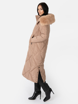 Lovedrobe Mink Longline Coat with Removable Faux Fur Hood - STRAIGHT SIZE Wholesale Pack